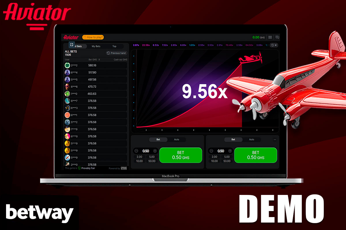 Aviator demo version on Spribe’s website or Betway betting platform