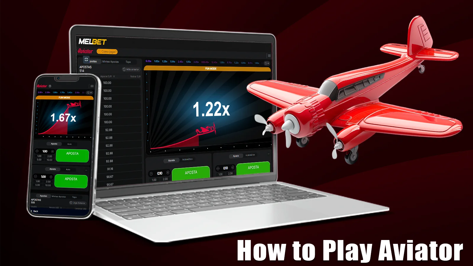 Information on how to play Aviator