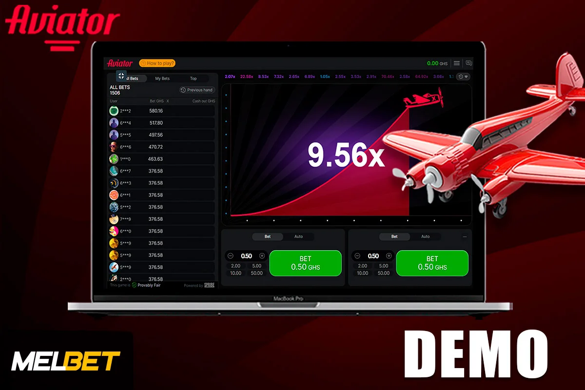 Aviator demo version on Spribe’s website or Melbet betting platform