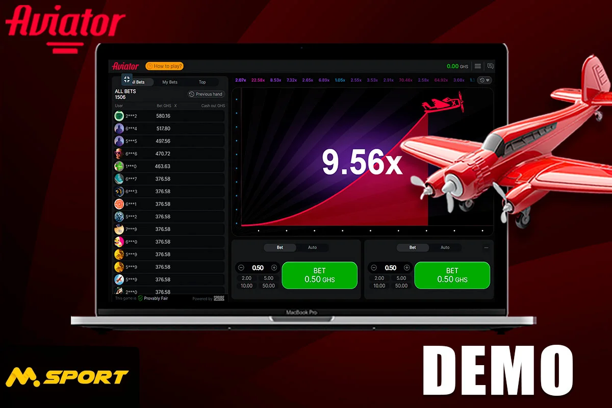 Aviator demo version on Spribe’s website or MSport betting platform