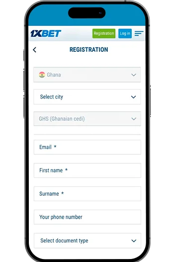 Information about the registration process in 1xBet Aviator