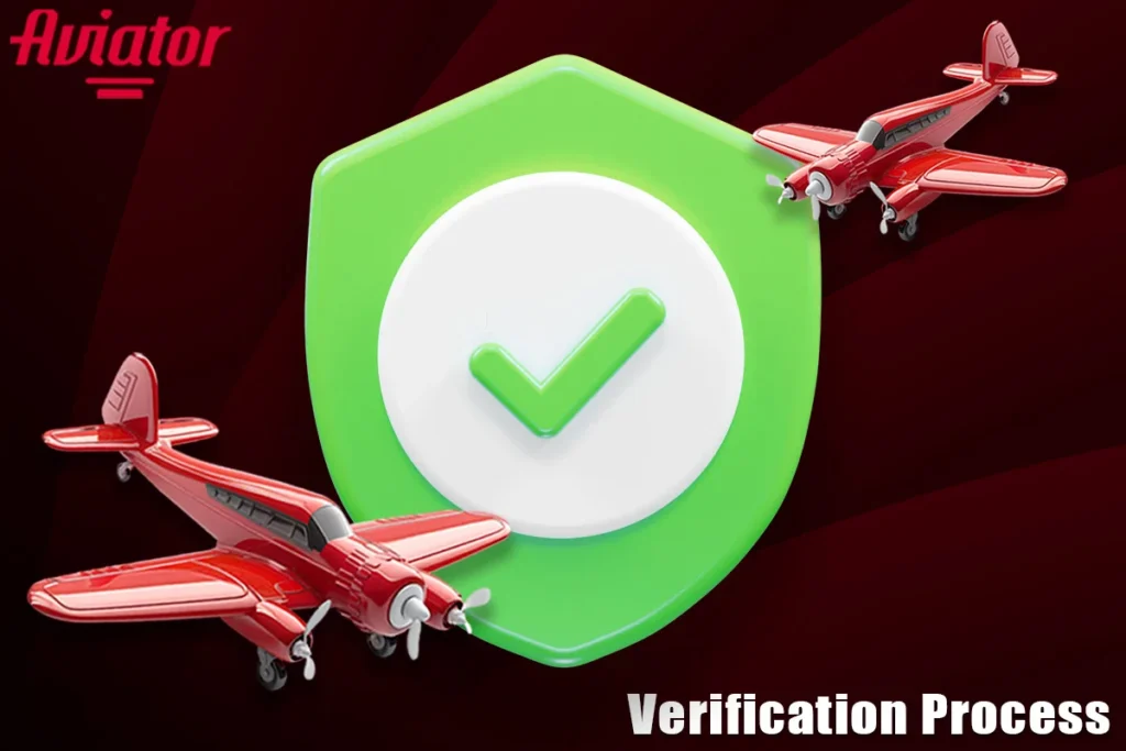 Information about the verification process for the Aviator game